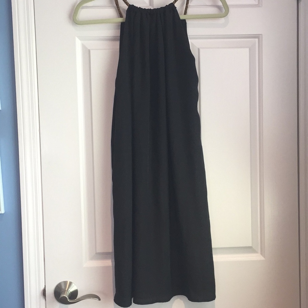 Neiman Marcus Cord-Neck Halter Dress Size S - Picture 5 of 6